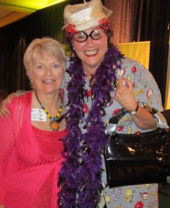Bonnie Fatio with Anne-Louise Sterry aka aunt Lena
